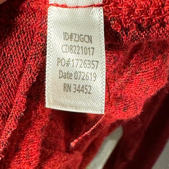 Cuddl Duds hoodie. Heathered red color size XL NWT - Picture 6 of 7